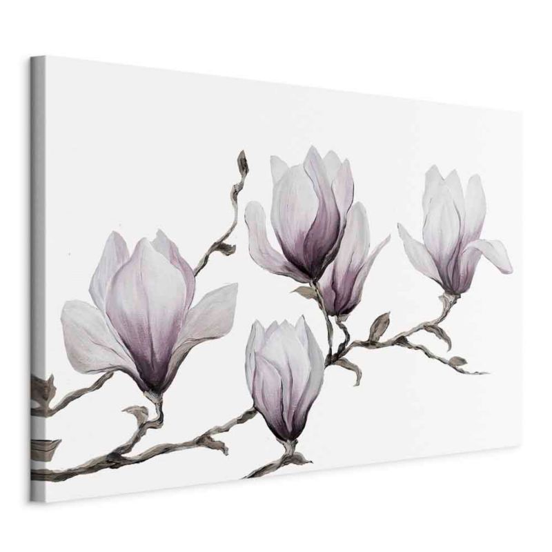 Obraz Artgeist Malowane magnolie 30 x 20 cm flizelina 1 szt