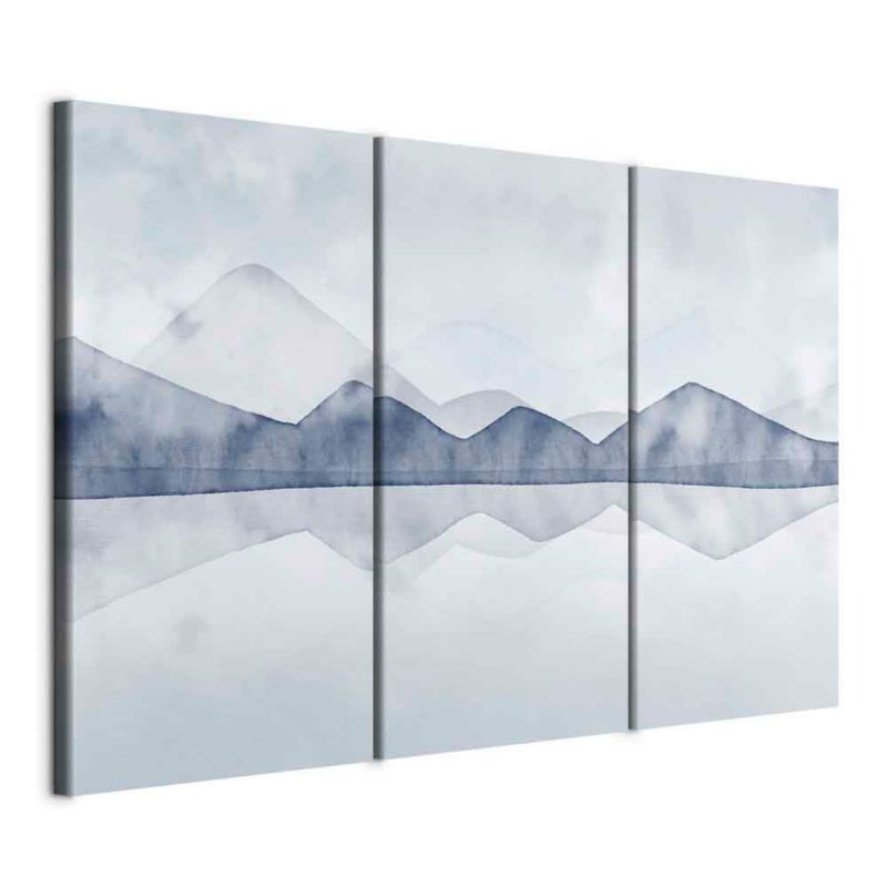 Obraz Artgeist Jezioro w górach 90 x 60 cm flizelina 1 szt