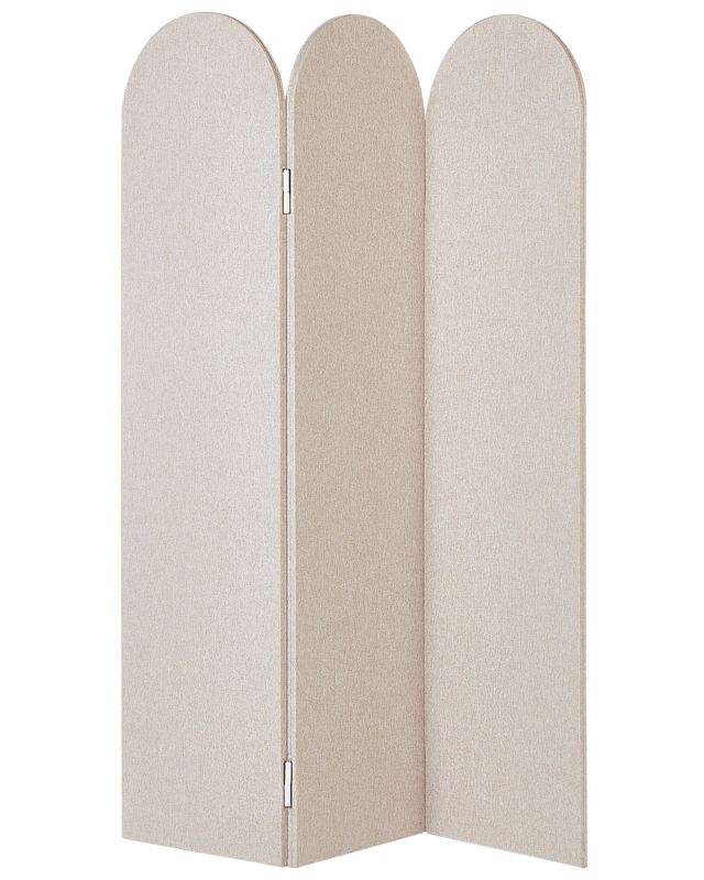 3-panelowa ścianka akustyczna Slimmy Beżowy 120 cm 160 cm 1 szt.