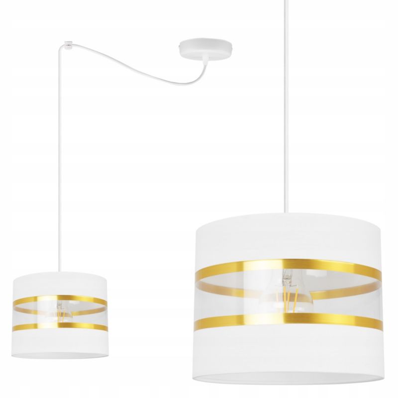 Lampa sufitowa wisząca Light Home LH Spider Elegance Gold 1x E27 60W biały 1szt.