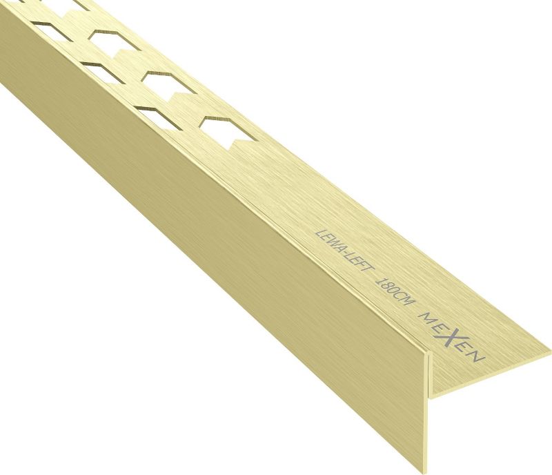 Listwa spadkowa Mexen Line-B złoty szczotkowany 180 cm lewa 1 szt.