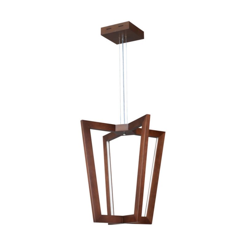 Drewniana Lampa Wisząca SPOT Light 4xLED 27W Drewno Bukowe Orzechowe FSC, Polski Producent, 1 szt.
