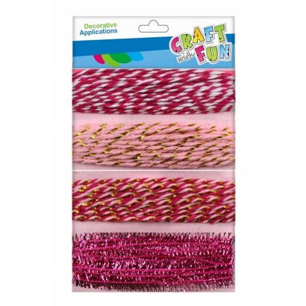 CF OZDOBA SZNUREK 10M/4W1 ROZ