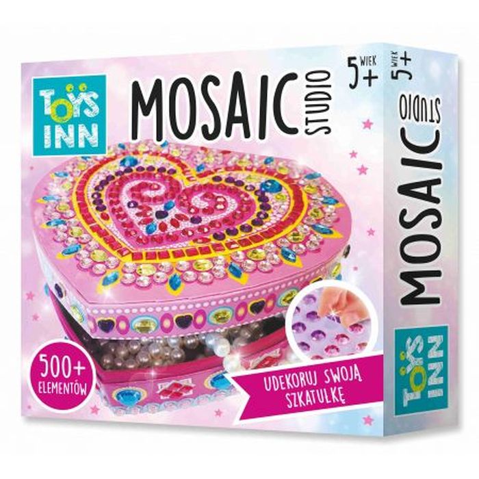 Szkatułka mozaika SERCE