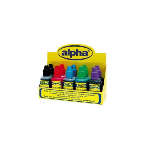 TUSZ do stempli ALPHA 30ML FIOLET
