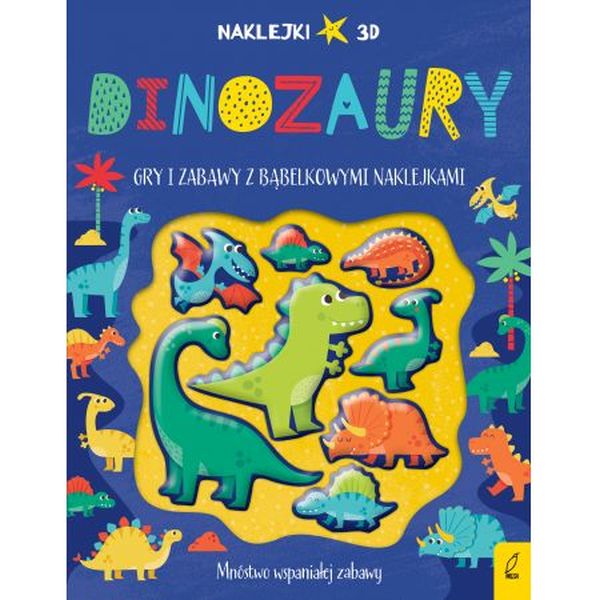 WYPUKŁE NAKLEJKI. DINOZAURY