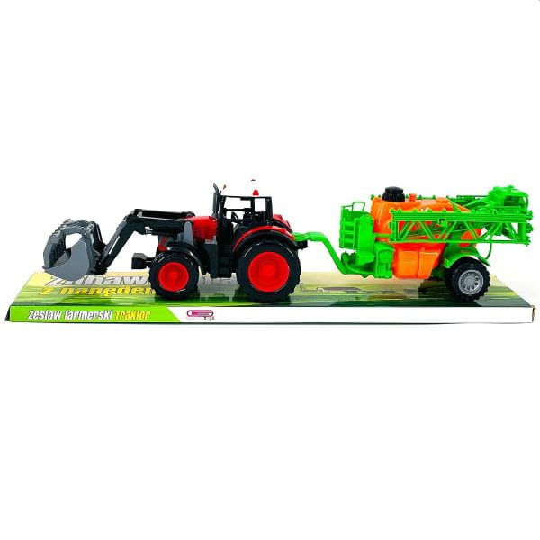 TRAKTOR Z MASZYNĄ ROLNICZĄ