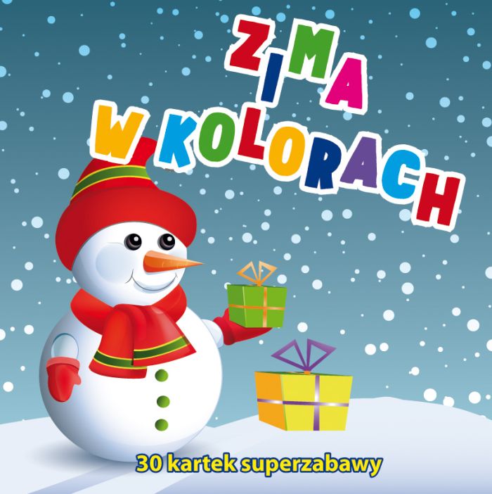 Zima w Kolorach Kolorowanka 30kartek