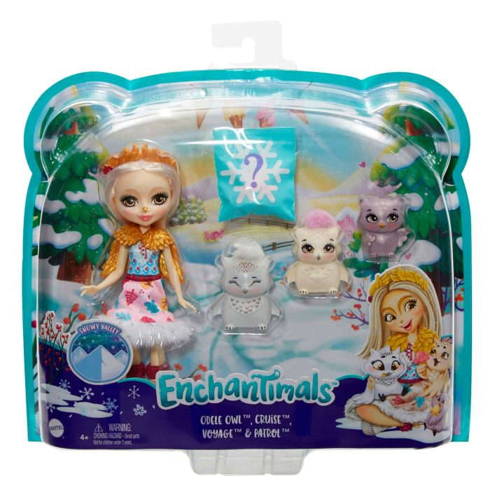 Lalka Enchantimals Rodzina sów Odele Owl GJX46 (asst. GJX43)