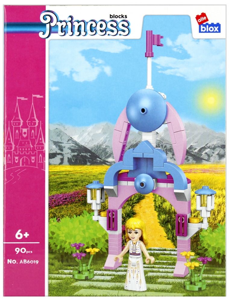 KLOCKI KONSTR ALLEBLOX GIRL PRIN 90-92EL 8/X/128