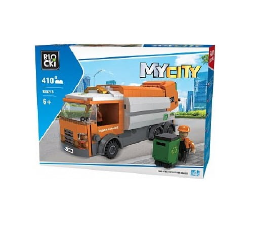 Klocki Blocki MyCity Śmieciarka 410 el. Icom