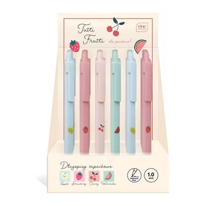 INT Długopis zapach TUTTI FRUTTI 24szt