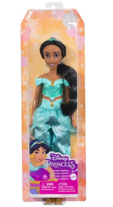 Lalka DISNEY PRINCESS Księżniczki, Jasmine HLW12