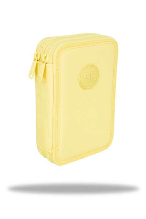 Coolpack Piórnik Jumper 2 podwójny z wyposażeniem Pastel Powder Yellow