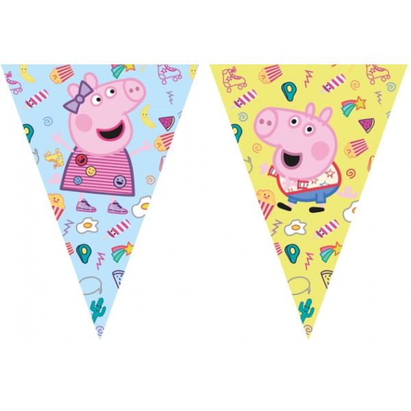 Banner Peppa Pig, 9 flag, 230 cm