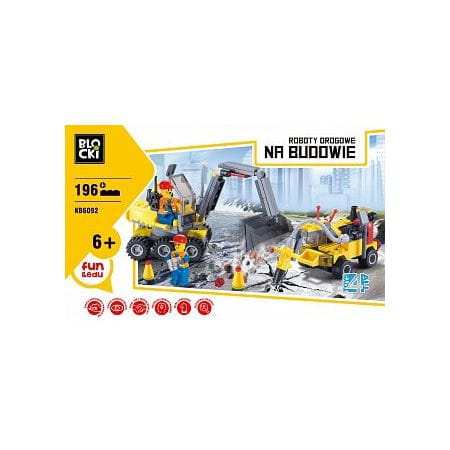 Klocki Blocki KB6092 Pojazd budowalny 196 elementów @