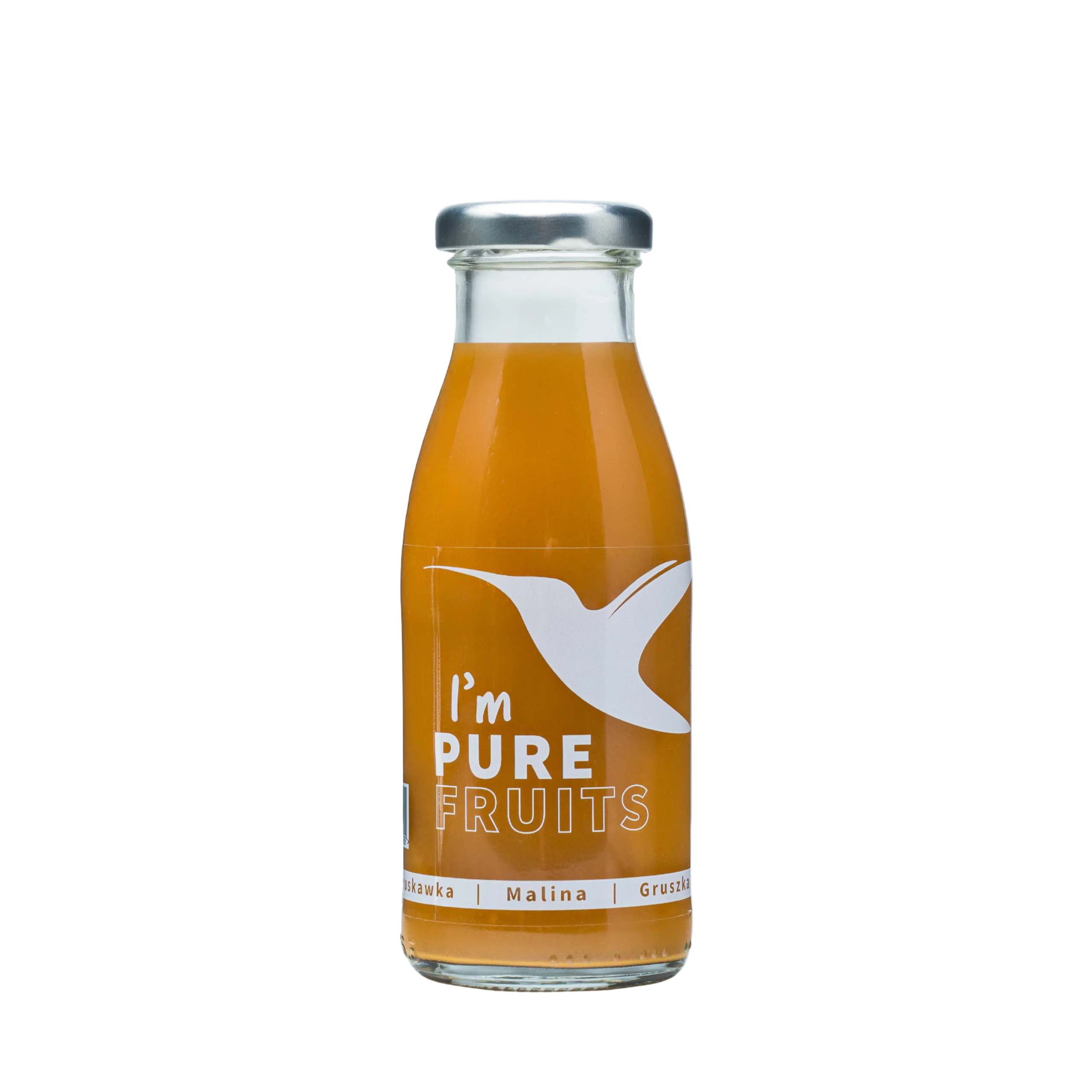 Sok PURE FRUITS z truskawką, maliną i rabarbarem 15x250ml