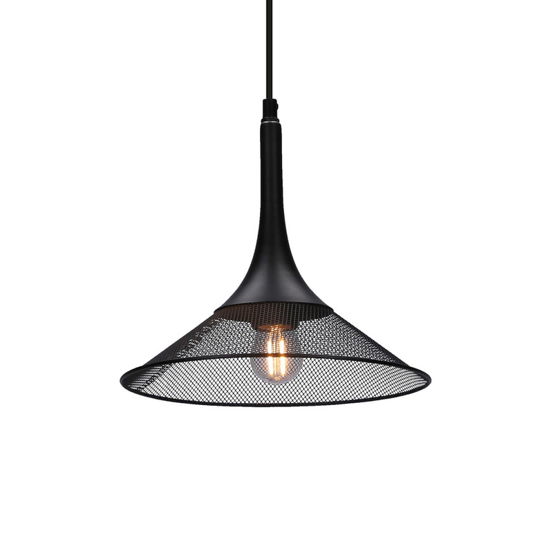 Lampa wisząca czarna 25cm Kiruna S Ledea