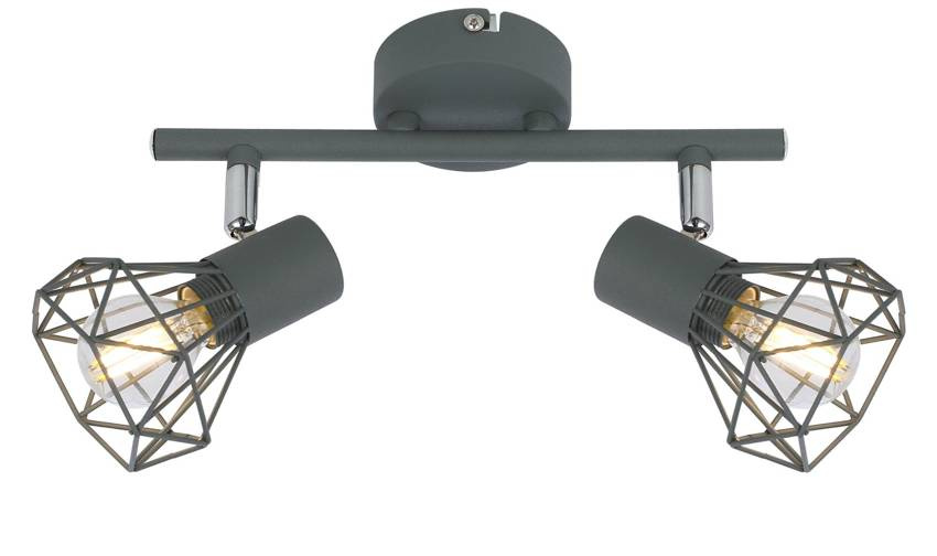 Lampa ścienna Verve listwa E14 matowy szary