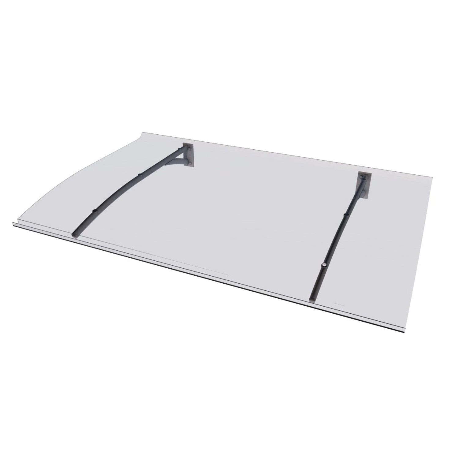 Gutta Zadaszenie Swing Secco 150x90x22 cm antracyt
