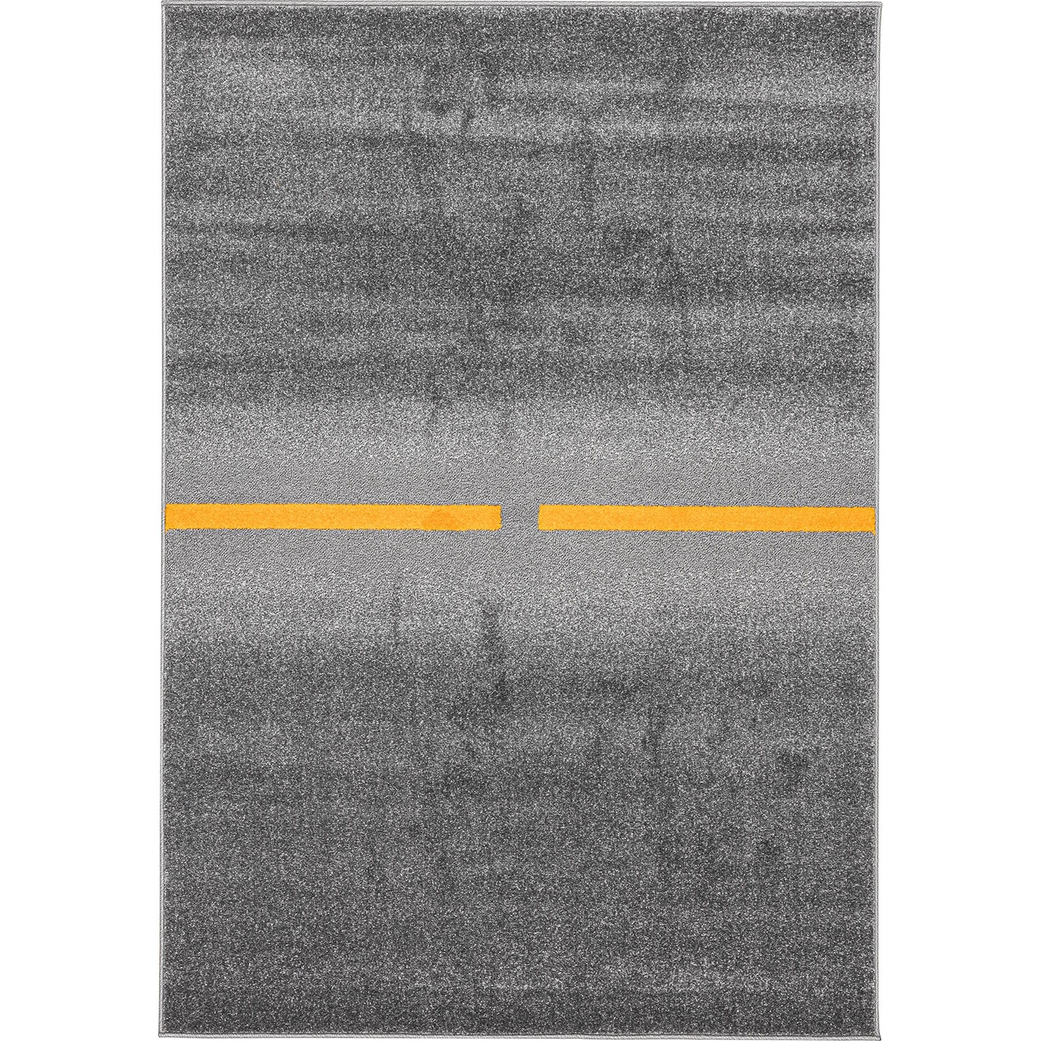 Dywan METEO TIKKO 133 x 190 cm stalowy