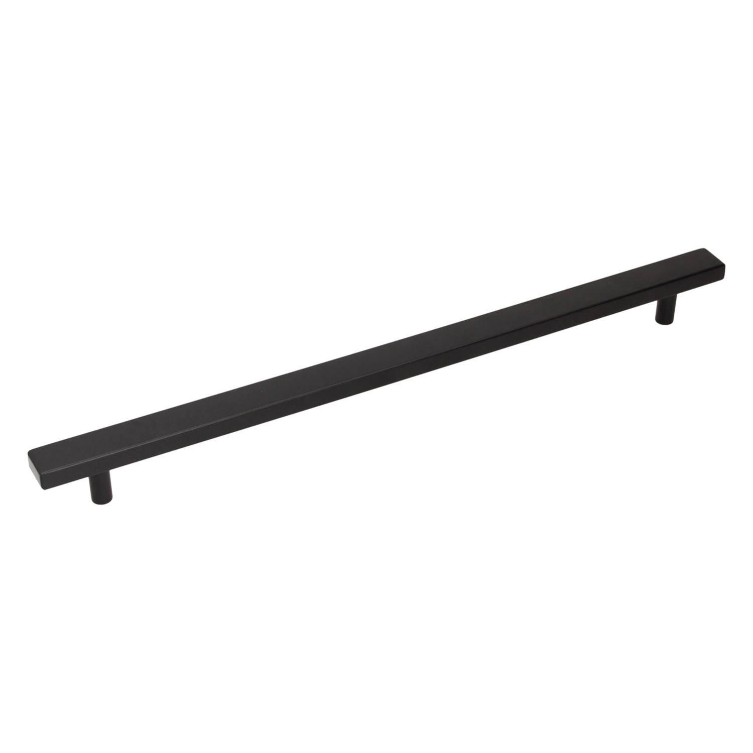 Gamet Uchwyt rel stalowy RE31 czarny mat 2x40x3,2 cm