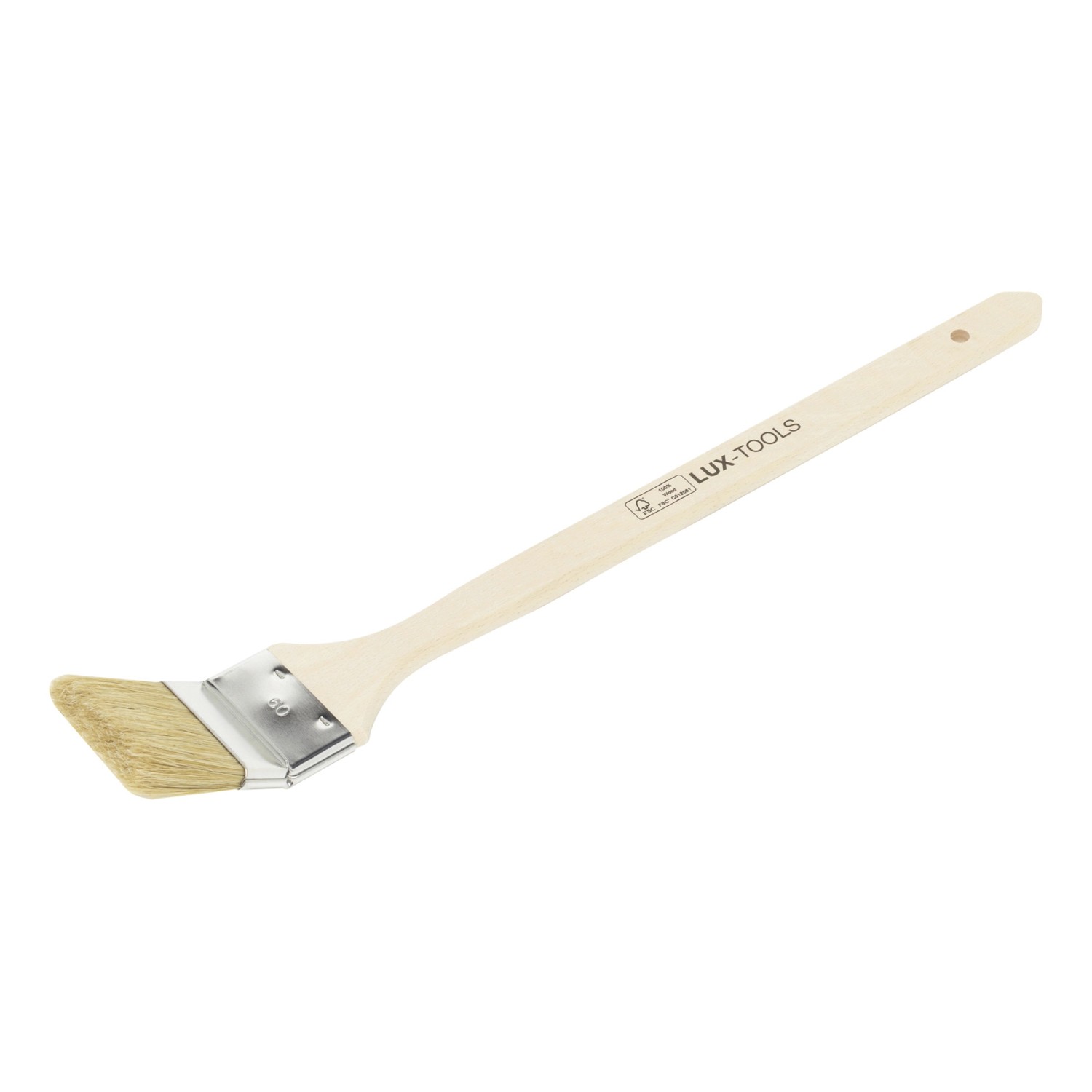 LUX Pędzel krzywak do farb dyspersyjnych Basic 60 mm