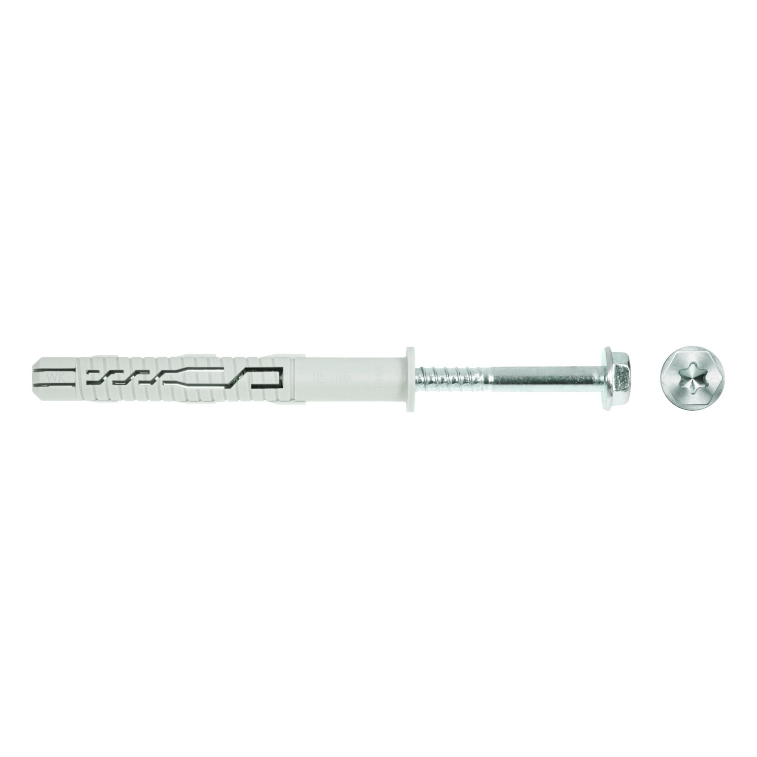 Wkręt-met Kołek ramowy z łbem 6-kątnym i gniazdem torx 12 mm x 180 mm