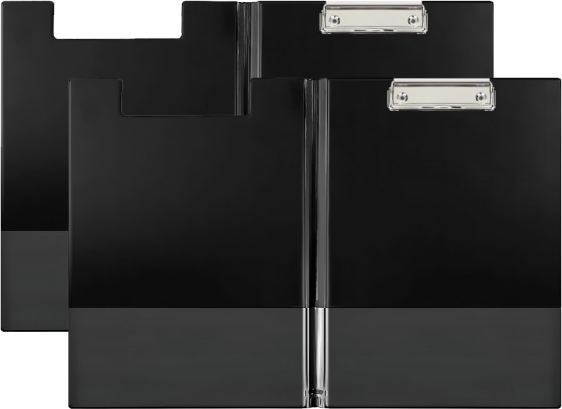 2x Clipboard Biurfol, z okładką, A4, czarny