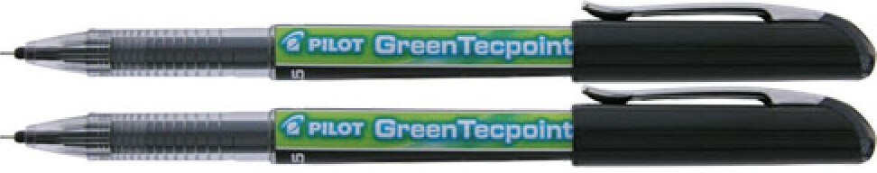 2x Cienkopis Pilot, GreenTecpoint, 0.5mm, czarny