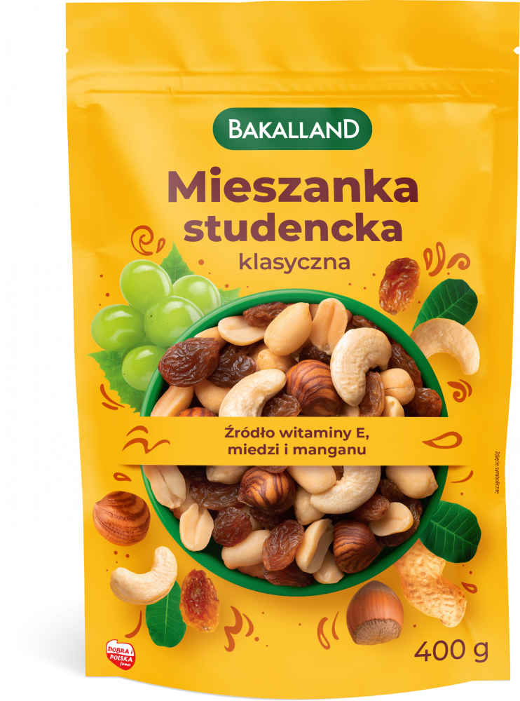 Mieszanka studencka klasyczna Bakalland, 400g