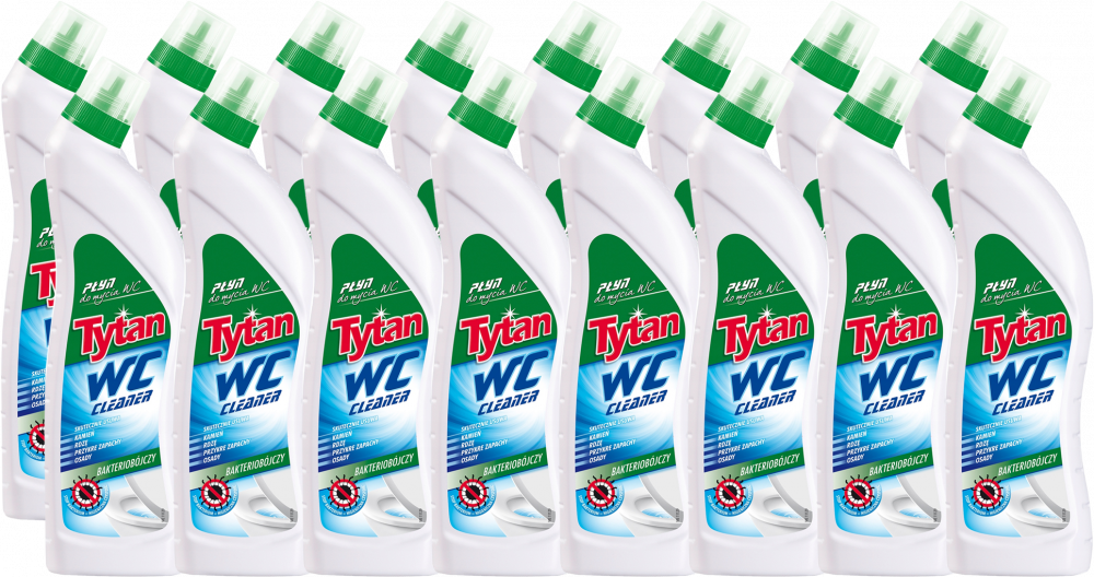 16x Płyn do czyszczenia WC Tytan, 700g, original