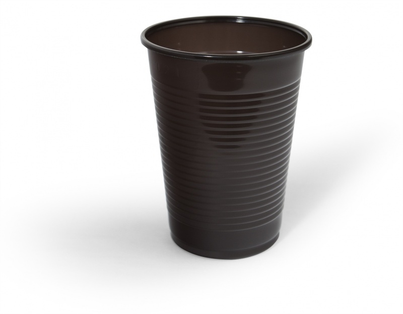 Kubki wielorazowe termiczne Office Products, 200ml, plastik, 100 sztuk, brązowy