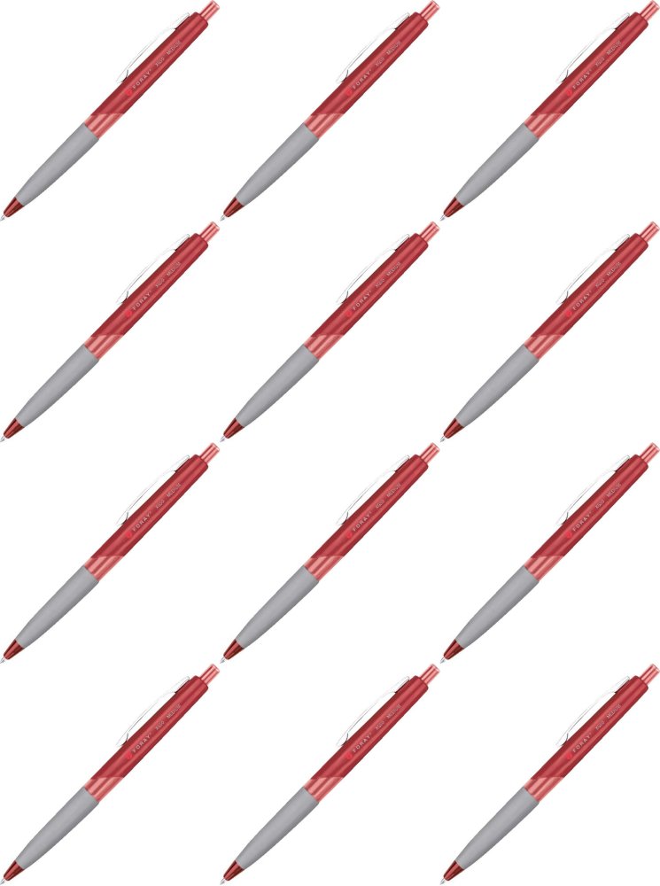 12x Długopis automatyczny Foray, XG50, 1mm, czerwony