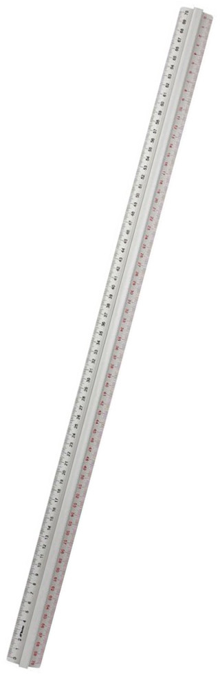 Linijka aluminiowa Leniar, z uchwytem, 70 cm