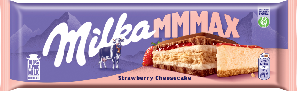 Czekolada Milka, Strawberry Cheesecake, 300g