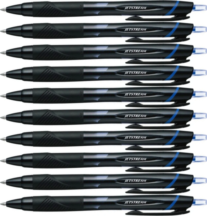 8x Pióro kulkowe Uni Jetstream SXN-157S , 0.7mm, niebieski