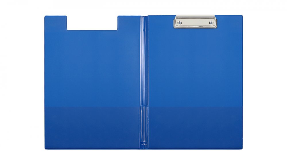Clipboard Biurfol, z okładką, A4, niebieski