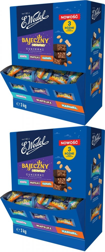 2x Mieszanka Wedlowska bajeczny crunchy, mix smaków, 3kg