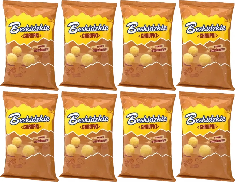 8x Chrupki Beskidzkie Aksam, orzechowy, 85g