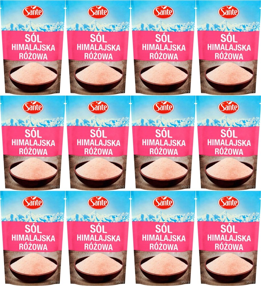 12x Sól himalajska Sante, 350g