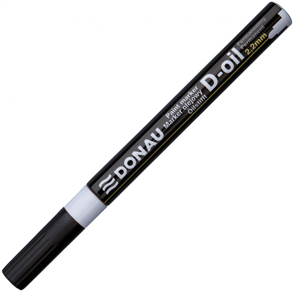 Marker olejowy Donau, D-Oil, okrągła, 2.2 mm, biały