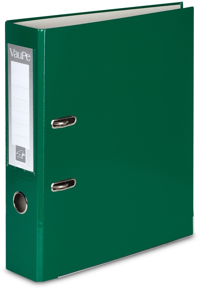Segregator A4 VauPe FCK, 75mm, do 500 kartek, ciemnozielony