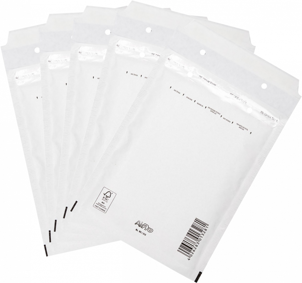2x Koperta bąbelkowa Bong AirPro, C13, 170x225mm, 100 sztuk, biały