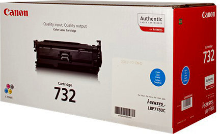 Toner Canon CRG732C (6262B002AA), 6400 stron, cyan (błękitny)