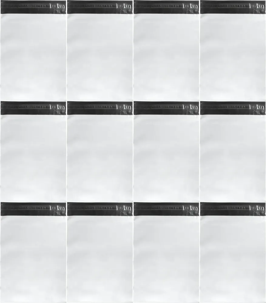 12x Foliopaki kurierskie Emerson, 40x50cm, 50 sztuk, biały