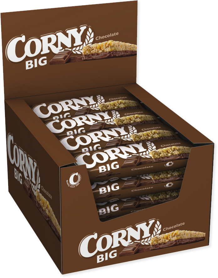 24x Baton zbożowy Corny Big z mleczną czekoladą, 50g