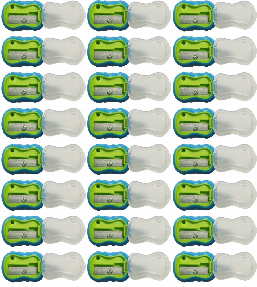 24x Temperówka Astra Handy, z pojemnikiem, 1 otwór, mix kolorów