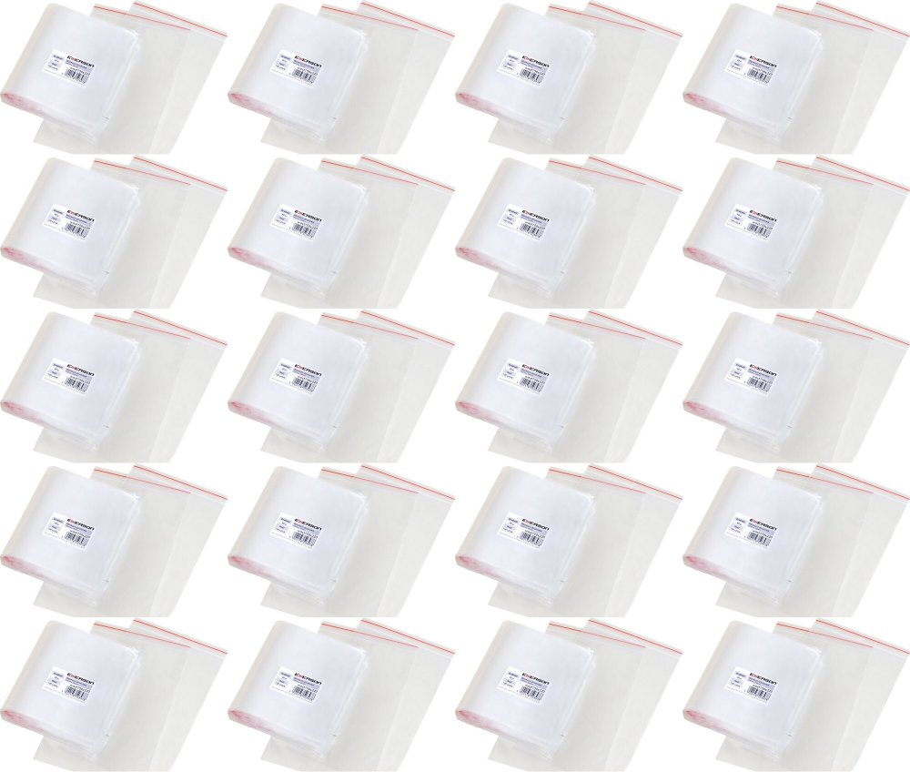 20x Woreczki strunowe Emerson, 150x200mm, 100 sztuk, bezbarwny