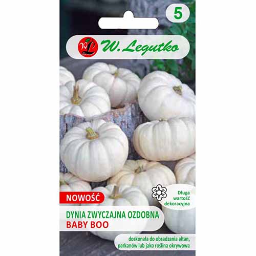 1 pac, Dovleac decorativ Baby Boo - Semințe: Mod de ambalare: 1 g